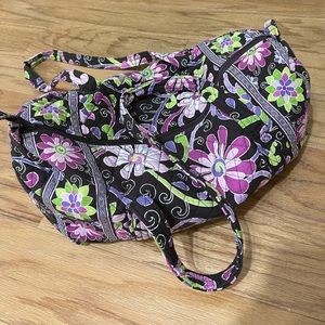 Vera Bradley Small Duffel Bag in Purple Punch a retired pattern